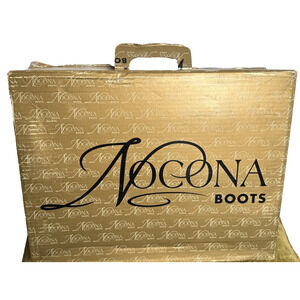 Vintage Nocona Boots BOX ONLY Cowboy Western Wear Display Old Logo Leather Texas